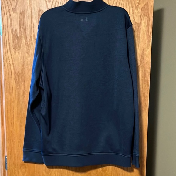 Under Armour Navy Blue Quarter-Zip Pullover - Picture 5 of 9